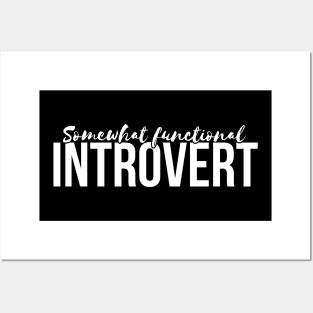 Functional Introvert Posters and Art